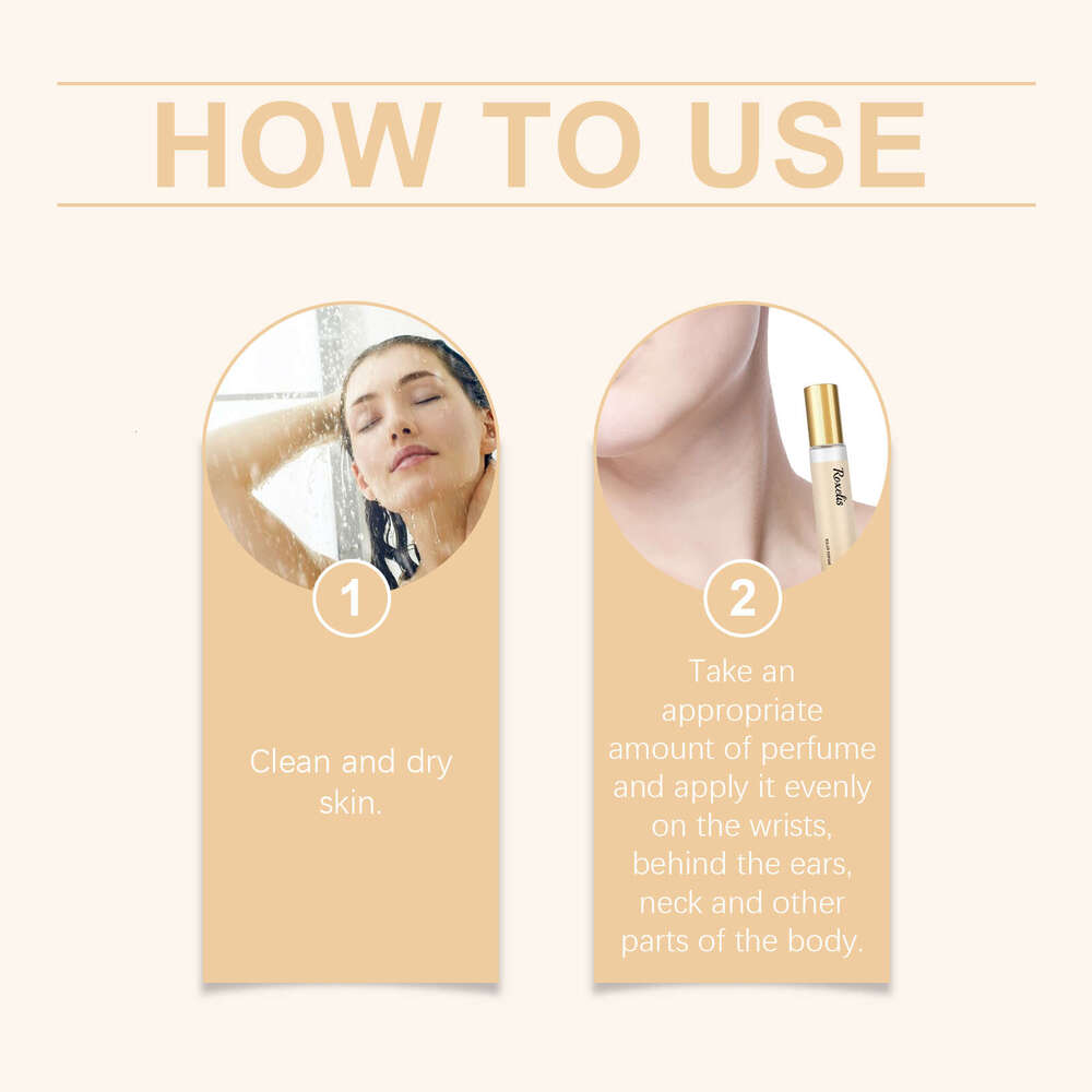 Roxelis Charming Light Fragrance Fresh Cappuccino Charm Long-Lasting Convenient Perfume Roll-On S260131