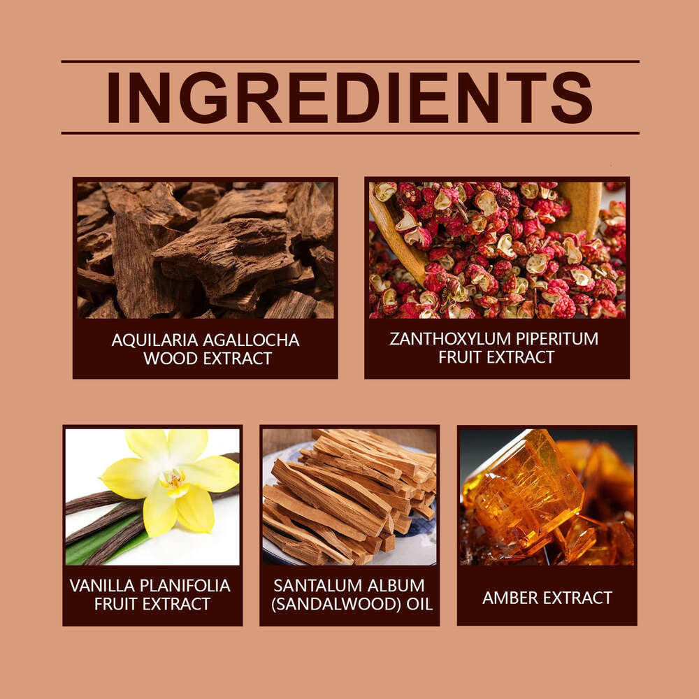 Roxelis Ebony Wood Elegant Light Scent Refreshing Non-Sticky Long-Lasting Portable Charm Pocket Fragrance Body Balm S260131