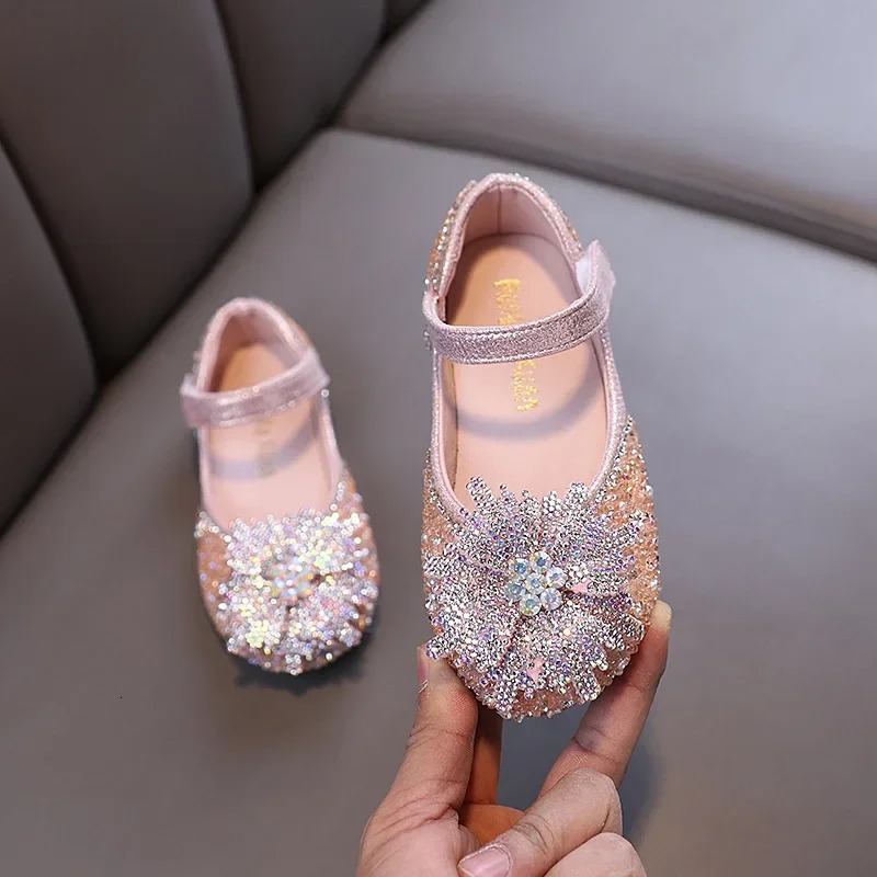 Spring Autumn Kids Fashion Leather Shoes Girls Causal Performance Shoes Shallow Princess Ballet Childrens Flat Shoes 260124