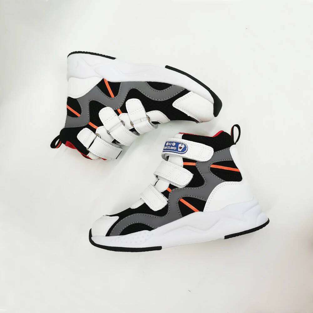 Children Boy Sneakers Orthopedic Shoes For Kid Ankle Support Leather Anti-Slip Toddler Sporty Running Boot Size24-36 Y260128