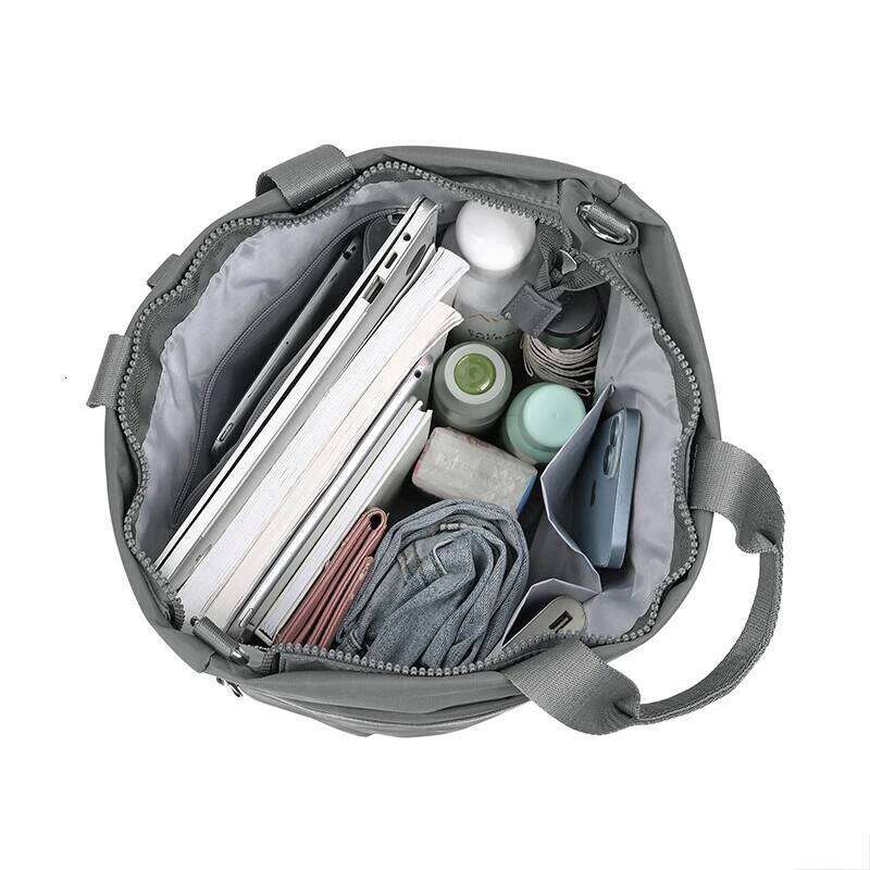 2025 New Nylon Waterproof Tote with Large Capacity, Fashionable, Simple, Casual, Lightweight Women's Handheld Shoulder Bag