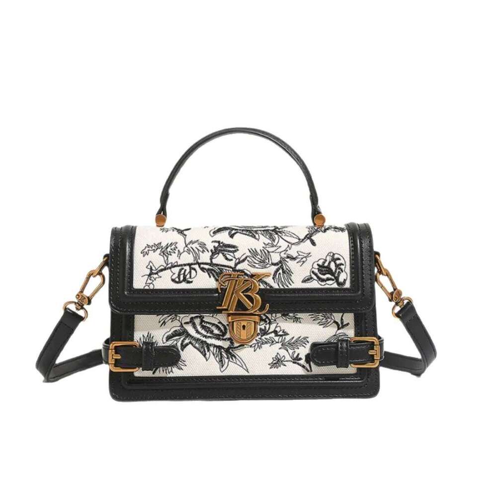 Women's handbag 2025 fashionable autumn and winter new item niche design high-end texture heavy embroidery shoulder crossbody ba