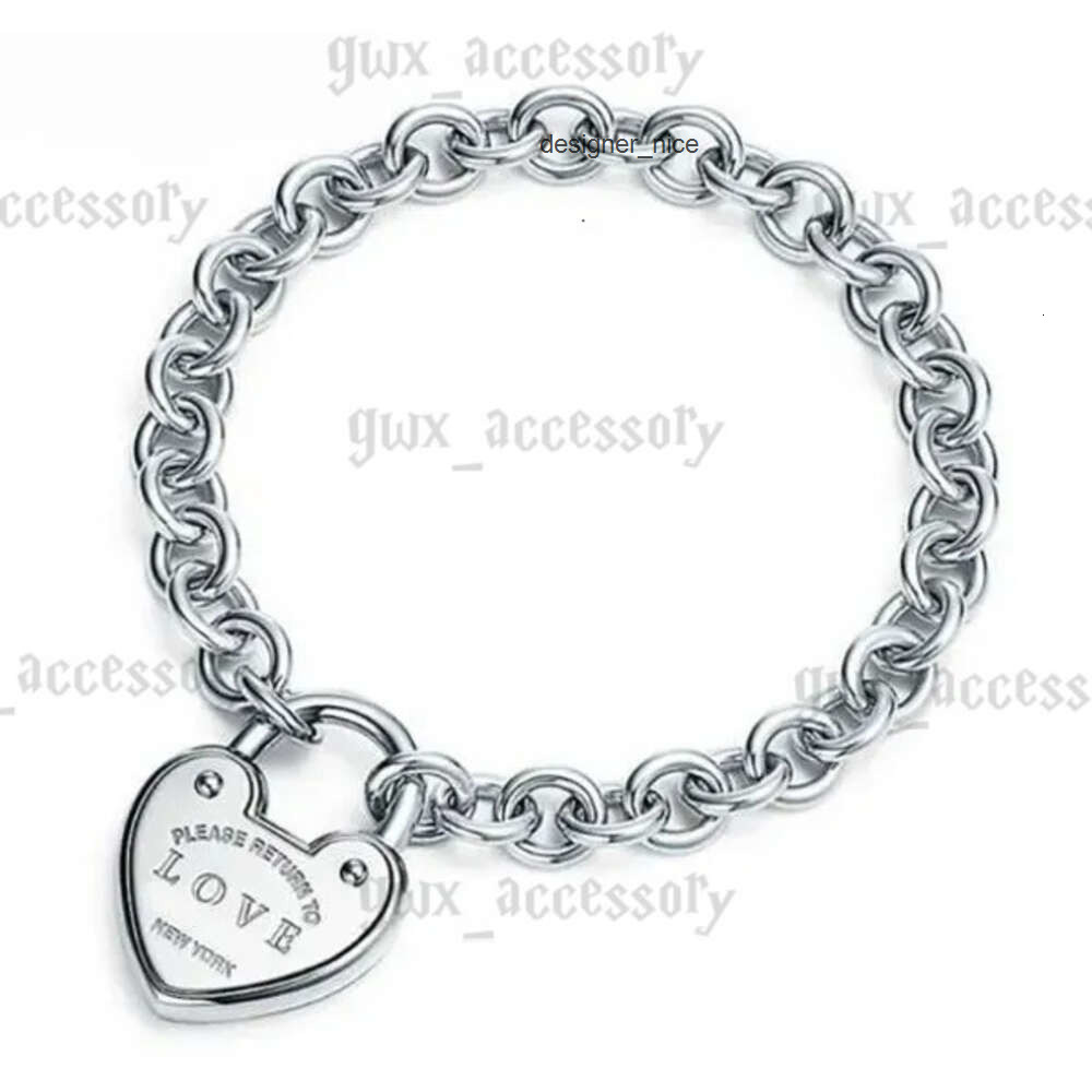 tiffamy and co bracelet designer classic s925 sterling silver double plate pendant with drip glue diamond plated heart set fashion 284 tiffanies and tiffanyx co 4VLG