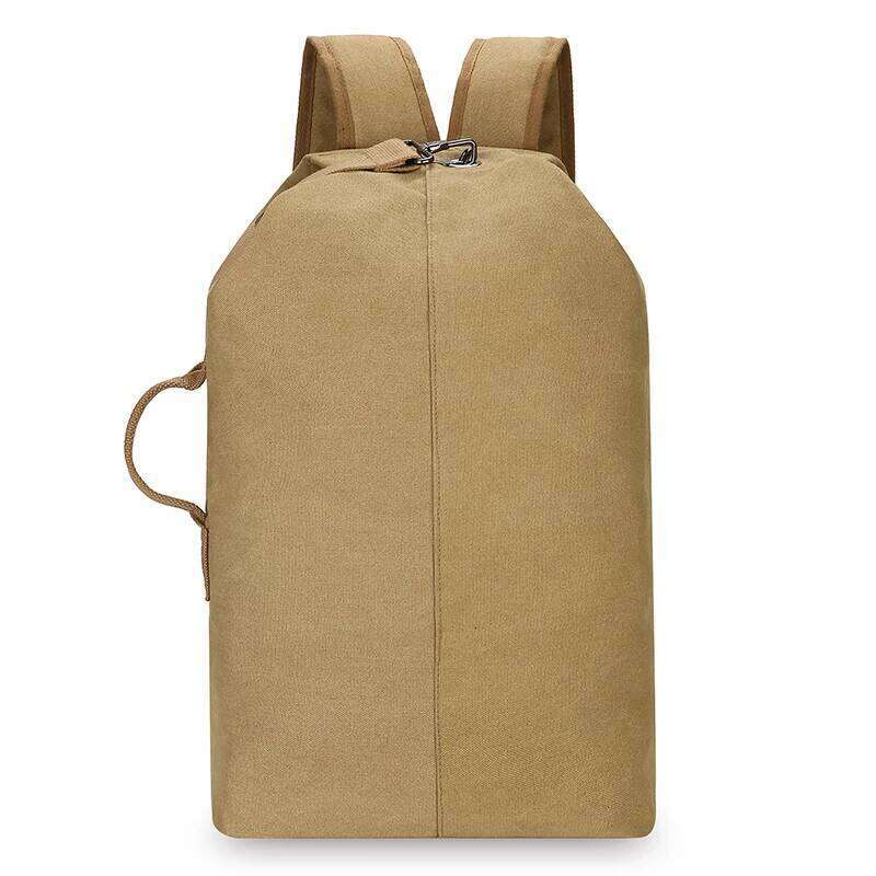 Large-capacity travel backpack, fabric-reinforced, drawstring closure, double-shoulder bag