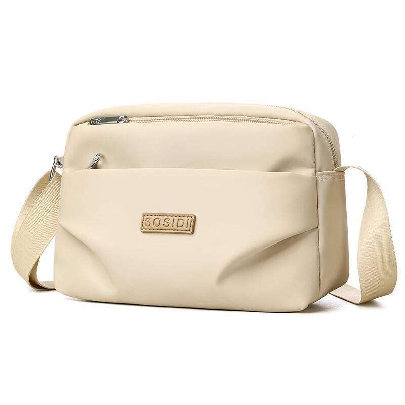 Large-capacity women's office backpack waterproof nylon fabric fashionable multi-compartment single-shoulder bag - trend