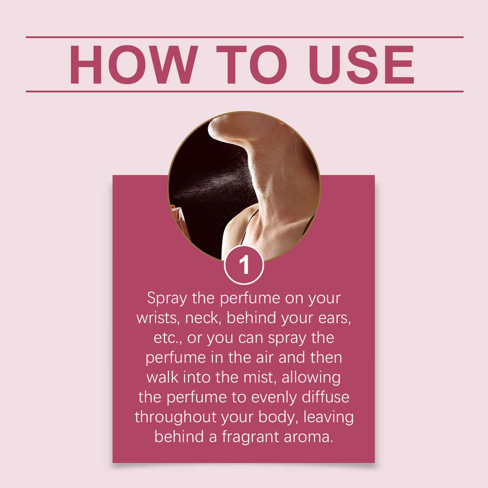 Roxelis Fragrance Elegant Light Floral Scent Soft Bloom Fresh Charm Long-lasting Perfume S260131