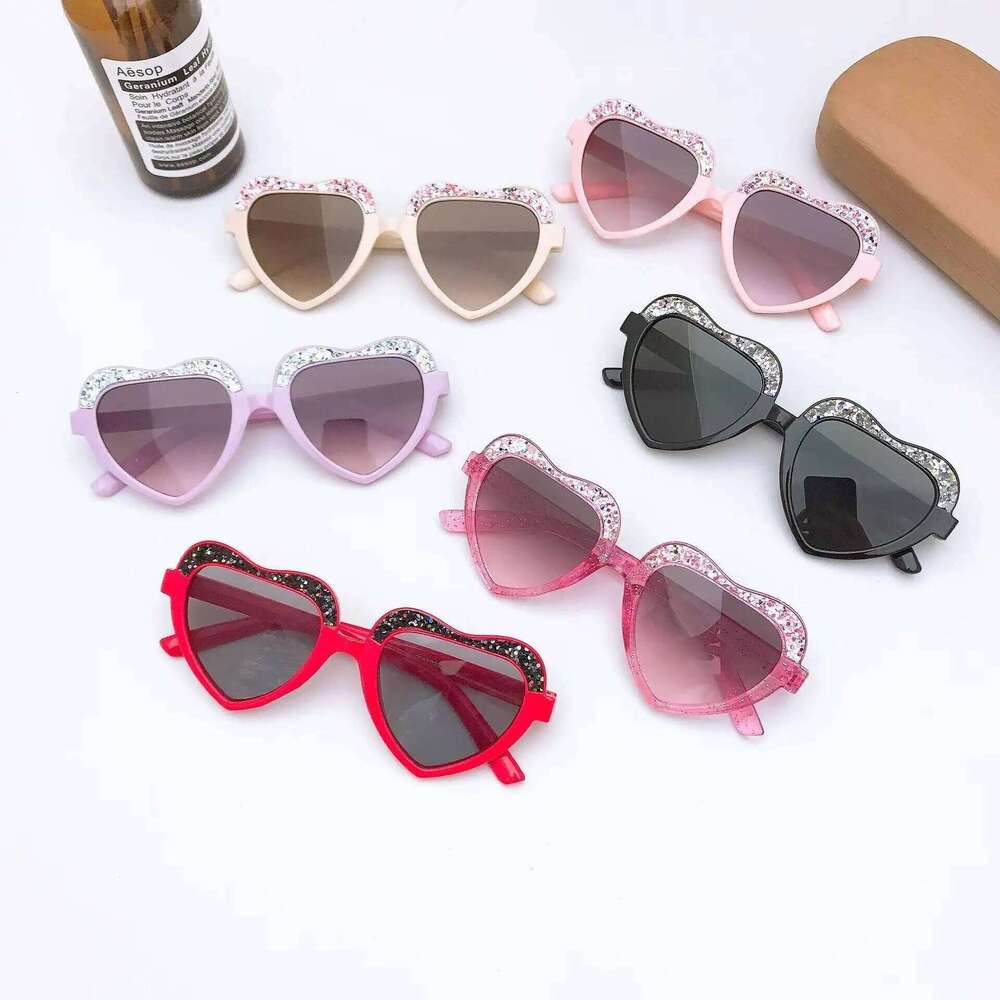 2025 Cat Ear Sunglasses Cute Kitten Style Baby Cartoon Glasses For Girls Children's New Fashion H260130