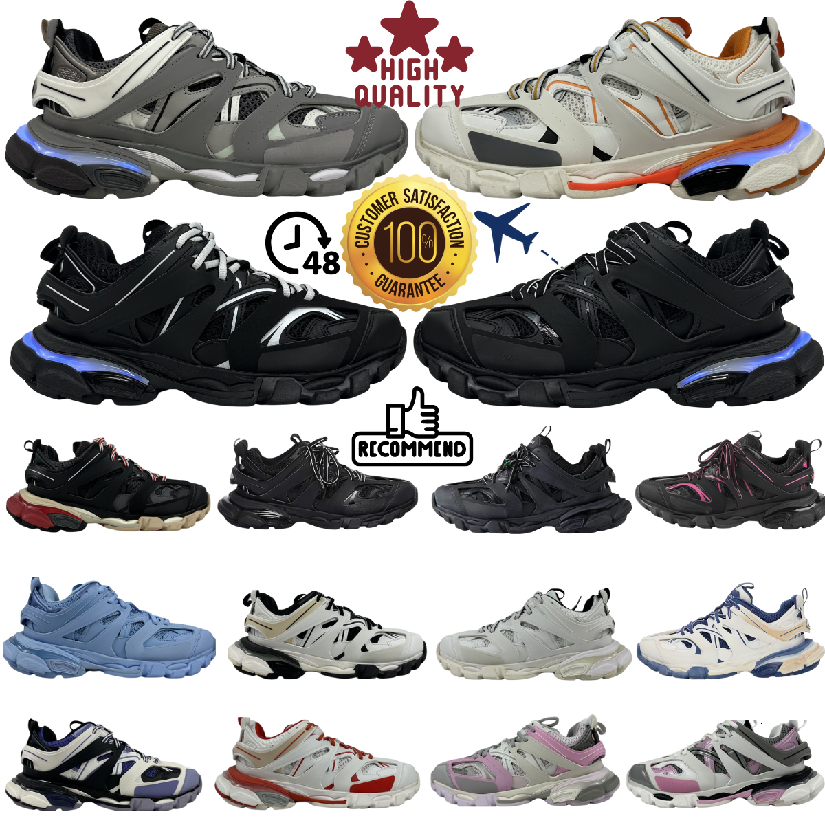 Designer Track 3 3.0 shoes Luxury sneakers for mens womens shoe casual sport shoe White Black Green Pink Blue Grey Platform Runners Tracks 3 mens trainers size 36-45