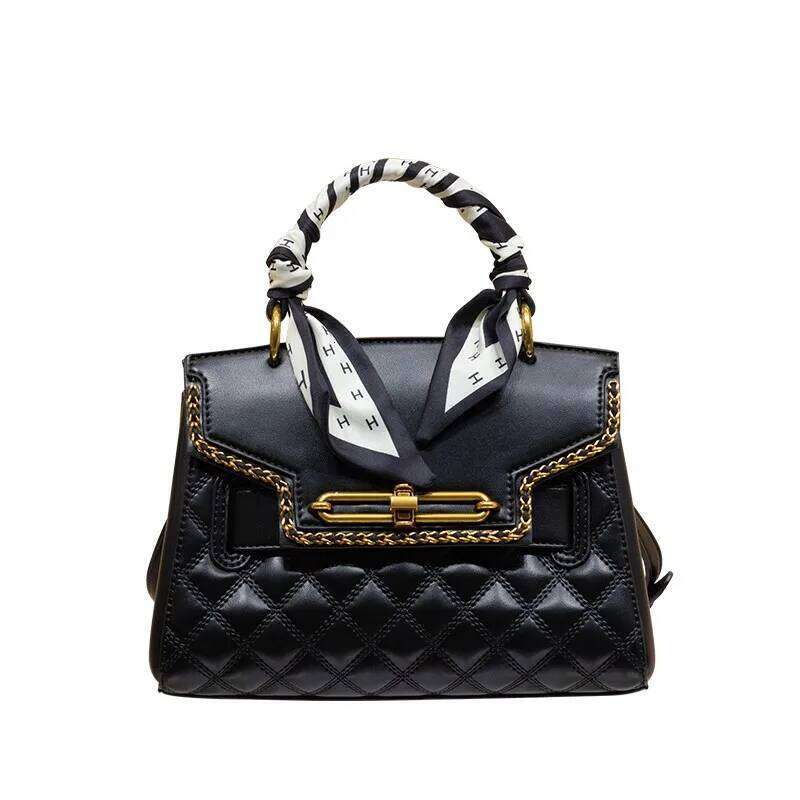 Women's genuine leather handbag, women's 2026 autumn/winter high-end texture brand designer, single shoulder crossbody