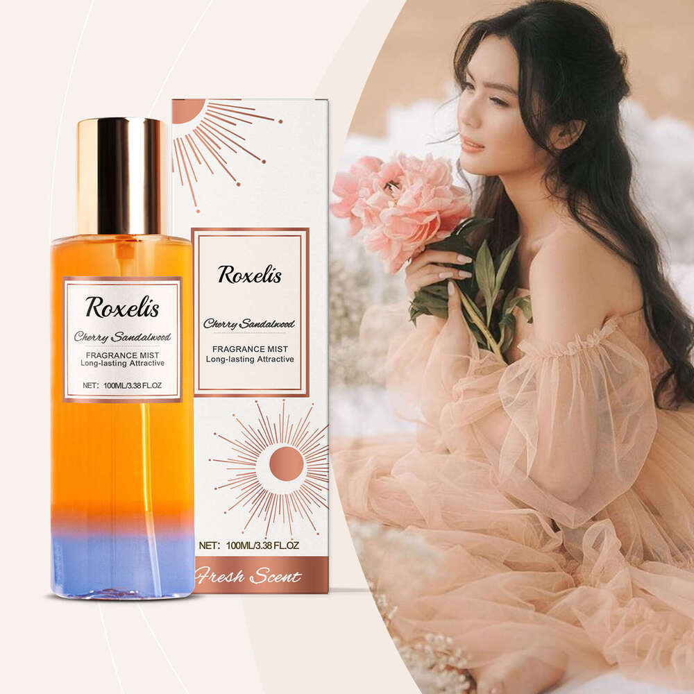 Roxelis Cherry Sandalwood Romantic Body Fragrance Natural Fresh Light Scent Daily Dating Long-lasting Elegant Perfume S260131