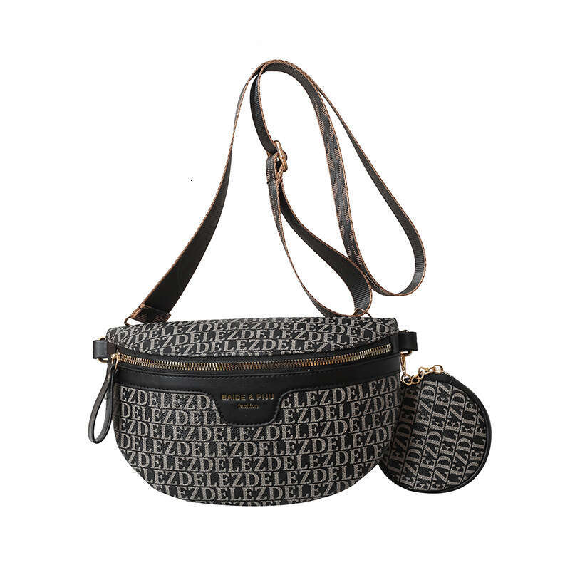 fashion bags High-End Waist Autumn New Letter Shoulder Korean Style Fashionable Chain Crossbody Chest Bag for Women