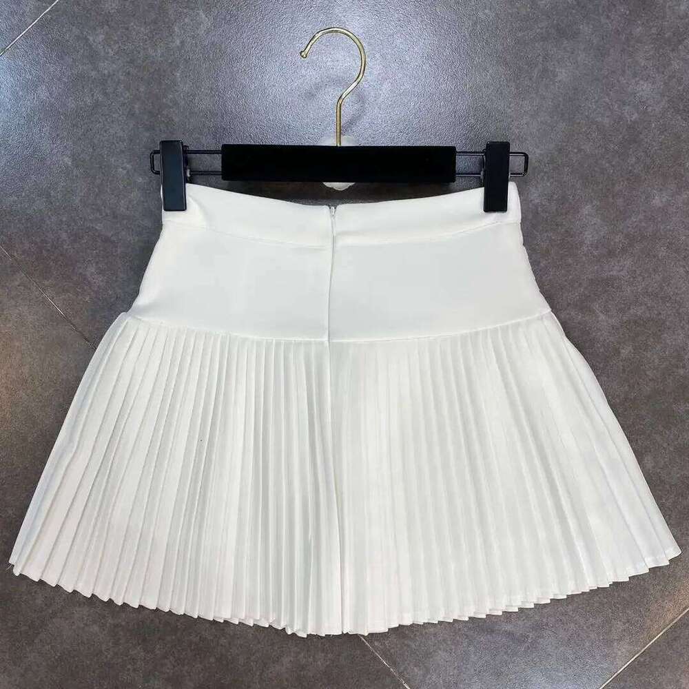 2024 Spring Summer New Arrivals High Waist Short Mini Pleated Streetwear Women Slim Fashion Korea Kawaii A Line Skirt XJ260131