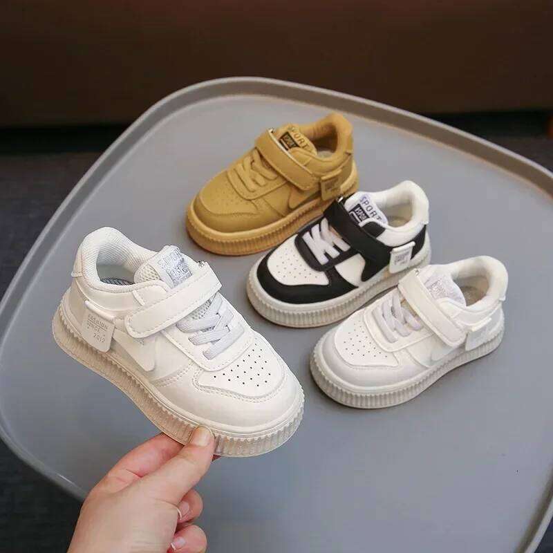 Spring Autumn Children Small White Low-top Board Girls Baby New Kids Sport Shoes Boys Student Casual Sneaker Y260128