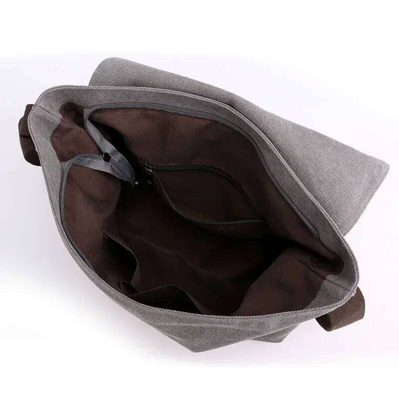Fashion Cross Body New Men Canvas Crossbody Shoulder Messenger Bags Man Casual Solid Multi Function Portable Male Bag
