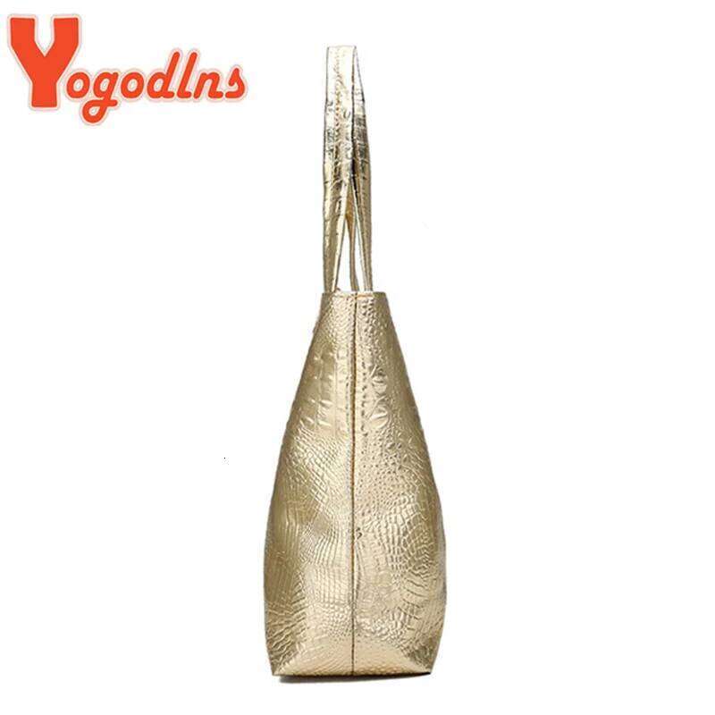 Yogodlns Bags Large Capacity One Shoulder PU CrossBorder Crocodile Pattern HandBag Foreign Trade Fashion Europe And The United XJ260130