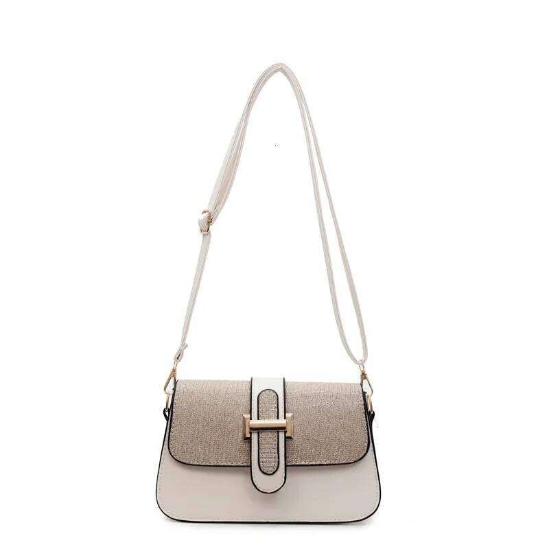 2025 New Women's Square Shoulder Bag - Vintage Texture & Summer Style, Minimalist Crossbody Underarm Bag XJ260131
