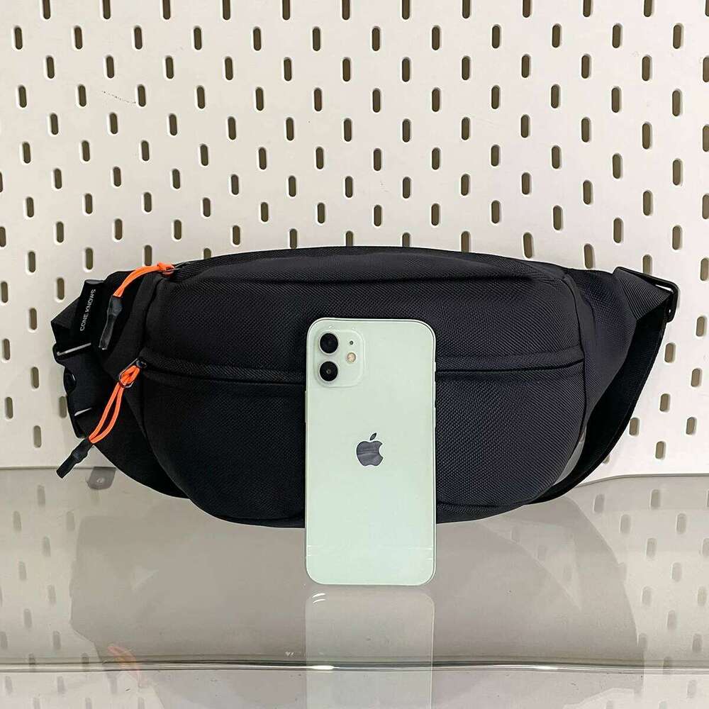 Japanese-style canvas versatile casual small 2025 new model student simple cross-body outdoor men's chest bag wais