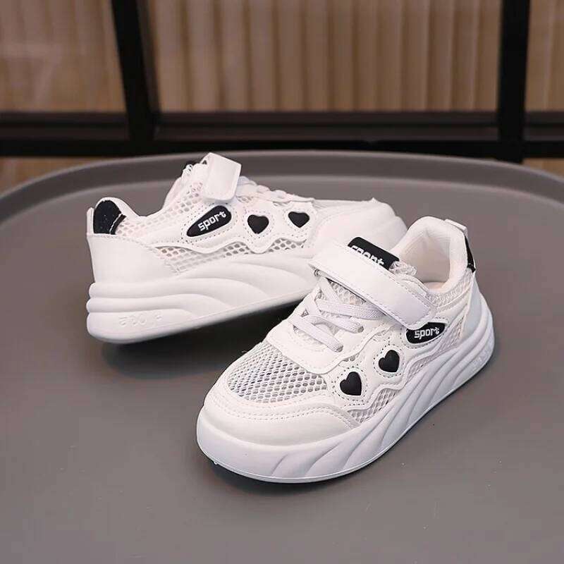 Children's Spring Sports ShoesAnti-Slip &Breathable Versatile Flat-Soled Trendy Sneakers,Mesh Breathable Casual Sneakers Y260128