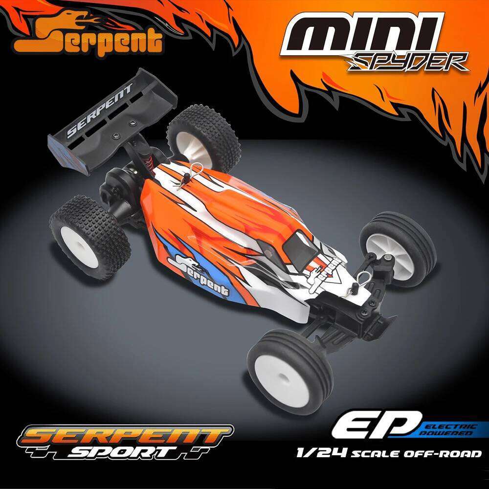 Serpent 1:24 Mini with Gyro 2.4GHz Off-Road RC RTR Remote Control Car Electric Toys for Adults and Kids Y260131