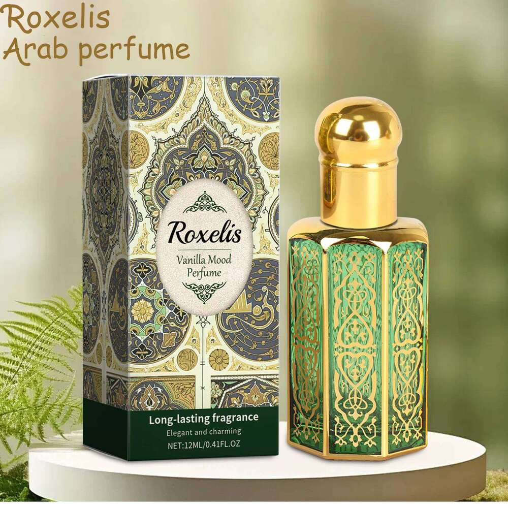 Roxelis Vanilla Perfume Women, Arab Elegant Scent Long-Lasting All-Day, Mild & Charming, Portable Fragrance for Daily/Party H260130