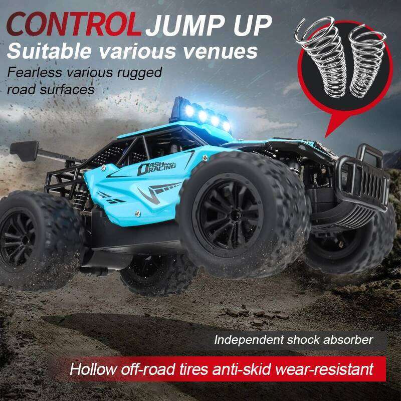RC8 Racing Model Toy Alloy Remote Control Car 2.4GRC Proportional Throttle 1:16 Highspeed Big Foot Climbing off Road Vehicle Y260131