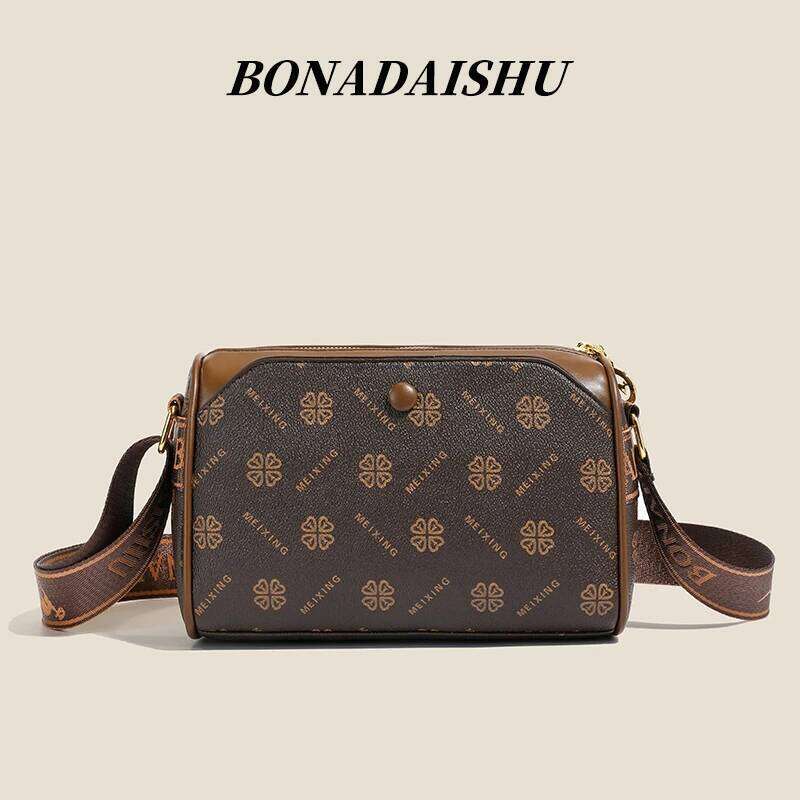 Autumn and Summer New Crossbody Middle aged Fashion Retro Shoulder Bag, Old Pattern Women's Bag