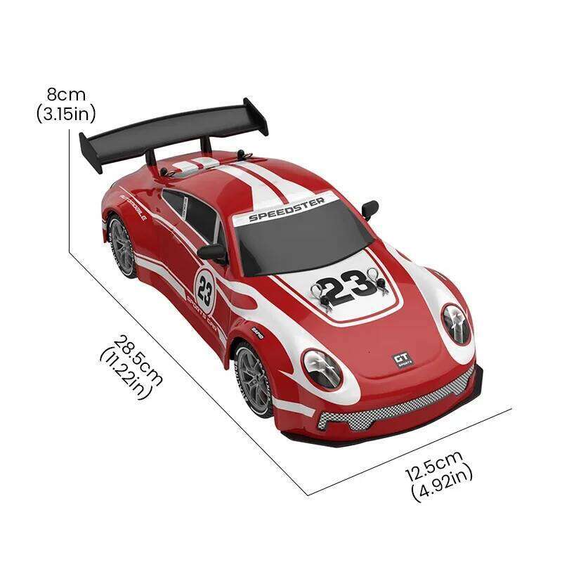 Rc Sports High Speed 1/16 4Wd Racing Remote Control Drift Car Professional Sportscar Acceleration Children's Electric Toy Y260131