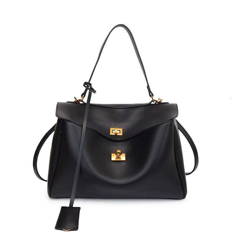 Luxury Brand Messenger Soft Leather Brown Suede Hand Held Totes Gold Buckle Women Shoulder Bags Lady Trend Satchel