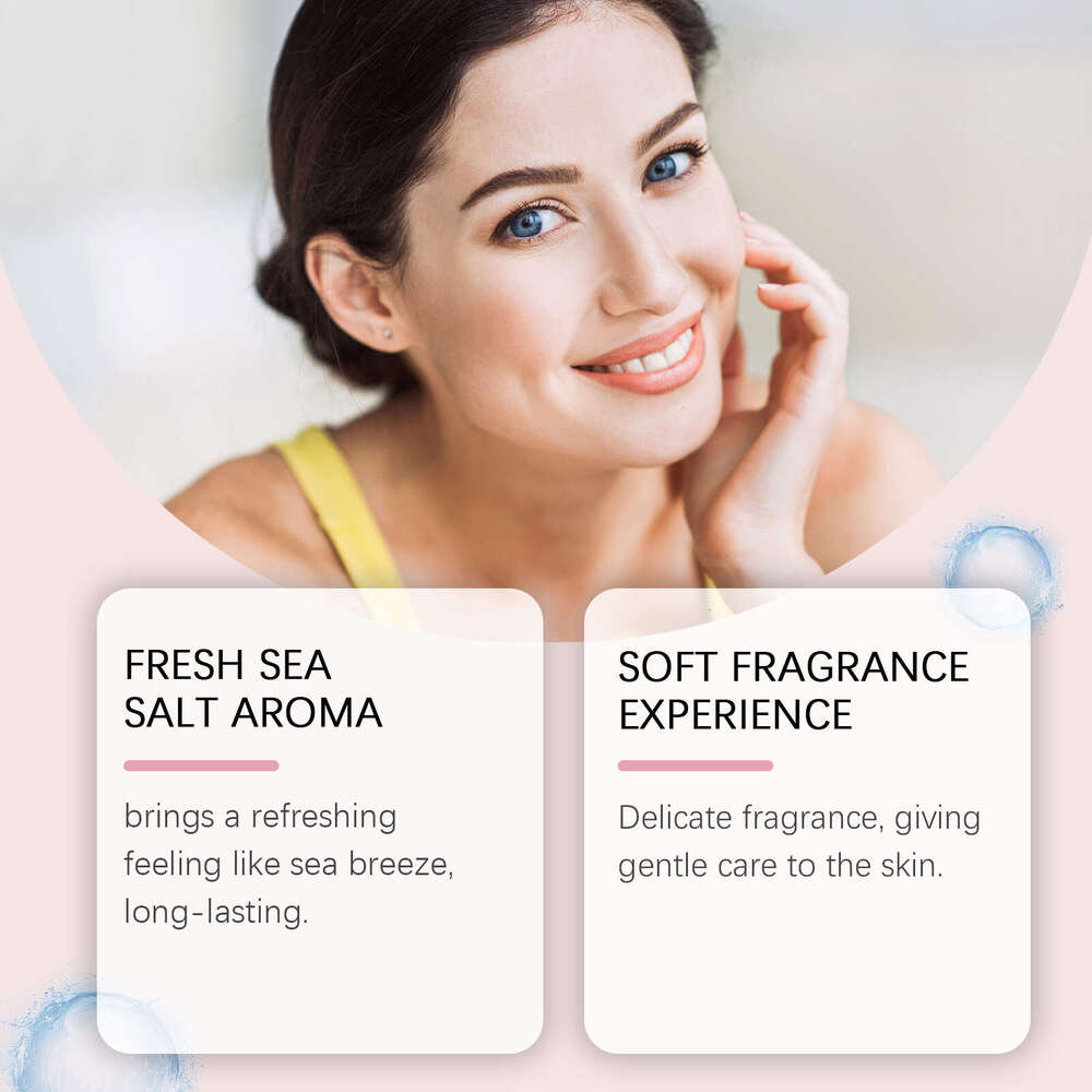 Roxelis Light Sea Salt Body Long-lasting Odor Removal Fresh Elegant Refreshing Perfume Fragrance Spray S260131