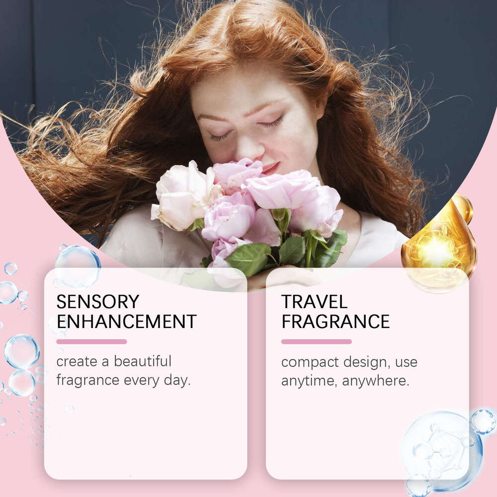 Roxelis Rose Elegant Refreshing Silky Light Fragrance Portable Pocket Solid Balm S260131