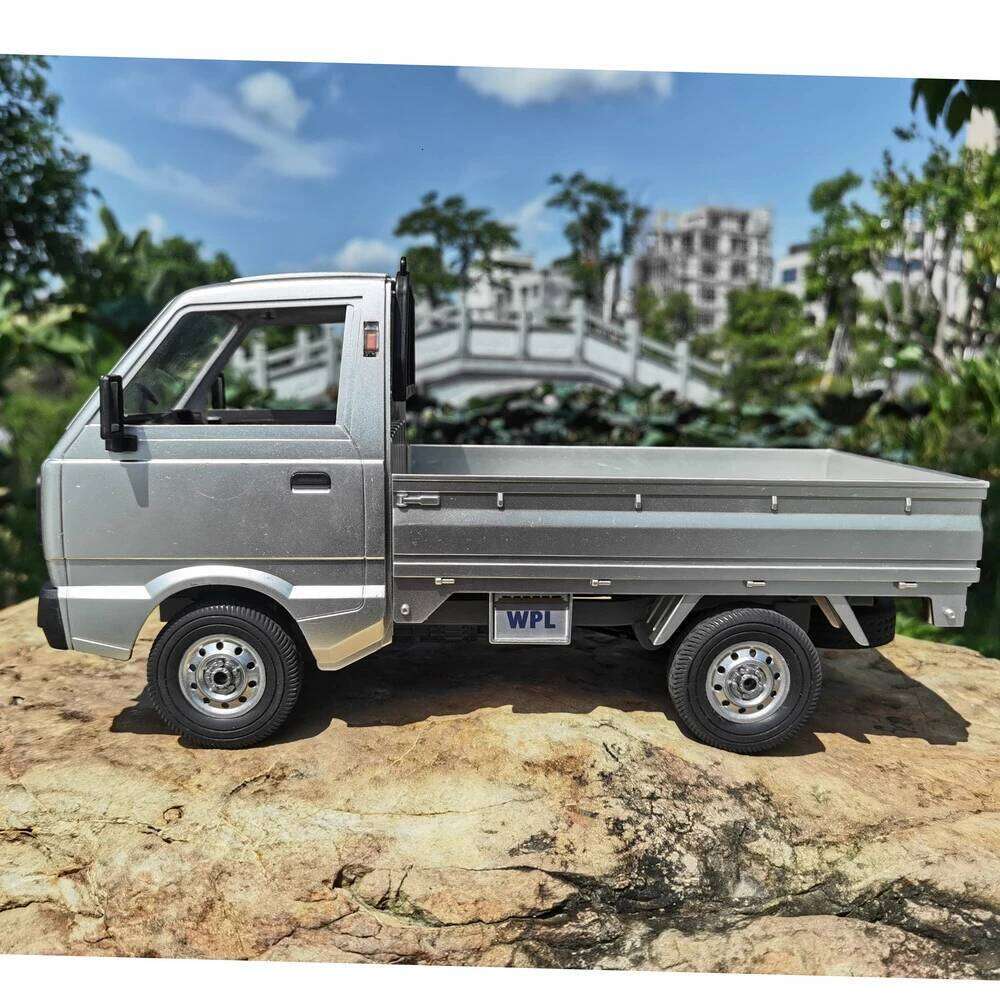 1/10 Wpl D12 Rc Car Simulation Drift Climbing Truck Led Light On-road Haul Cargo Remote Control Electric For Children Gifts Toy Y260131