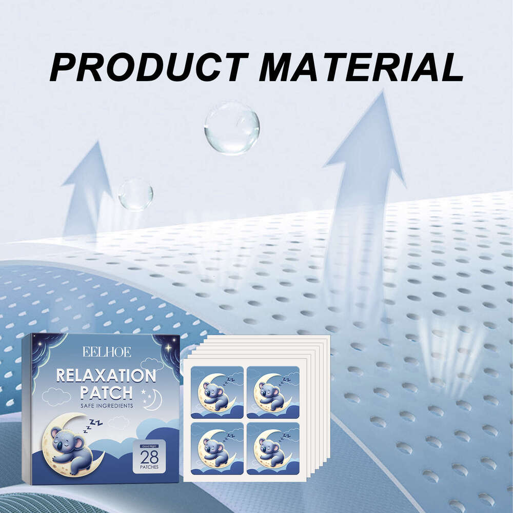 EELHOE Goodnight Cartoon Stickers Help Quickly Fall Asleep at Night Protect Quality Sleep Patches S260131