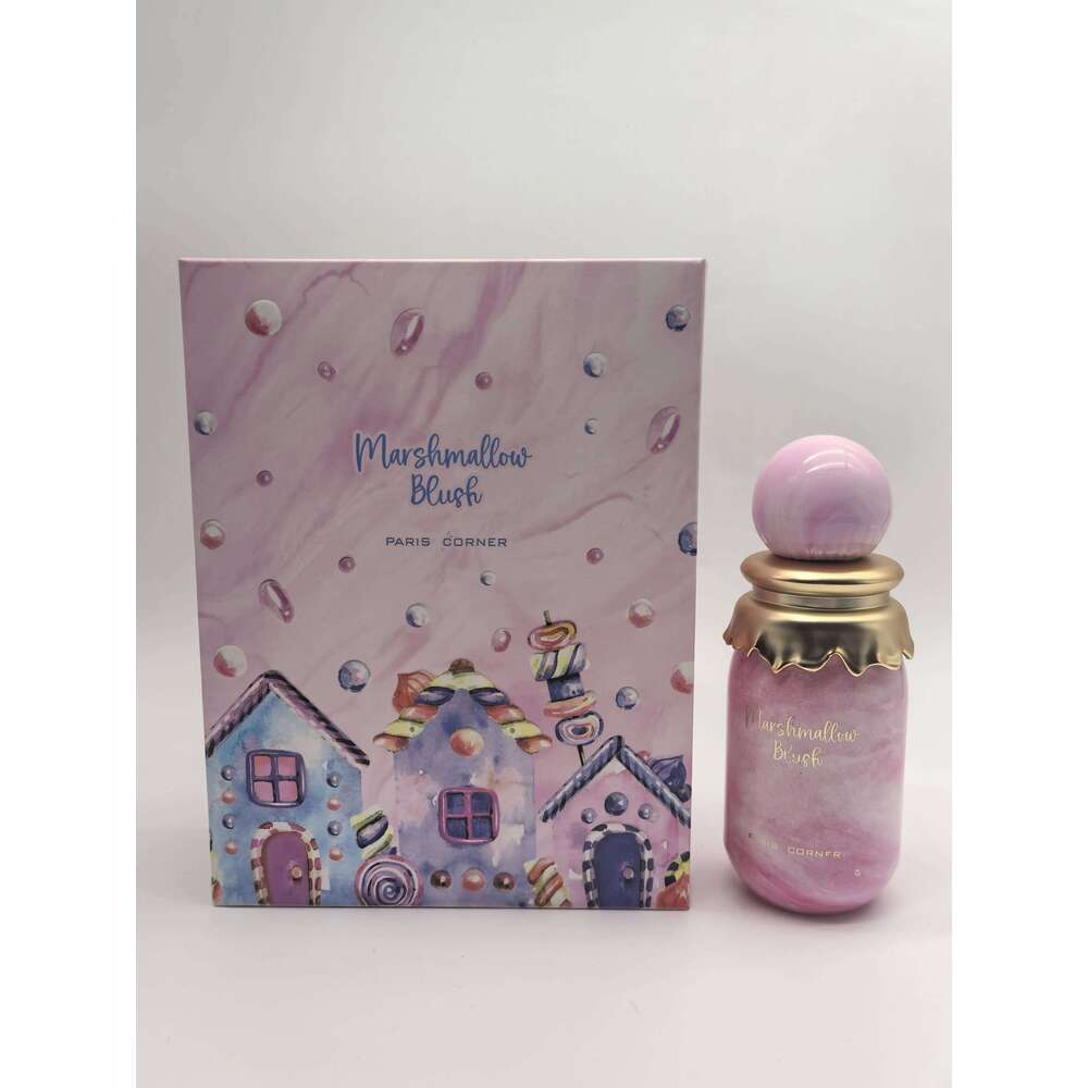 Paris Corner Marshmallow Blush EDP 3.4oz 100ml Sweet Floral Vanilla Long Lasting Unisex Perfume Romantic Gift for Christmas H260130