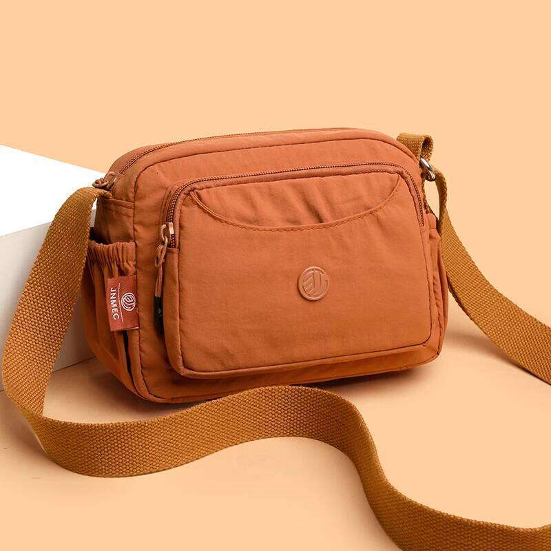 2025 New Jialongshi Fashionable Versatile Women's Single Shoulder Casual and Simple Crossbody Bag, Waterproof Nylon Fab