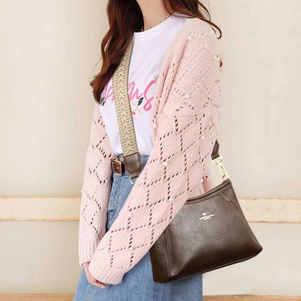 Top Quality PU Leather Tote For Women Luxury Shoulder Solid Color Crossbody Bags 2026 New Fashion Female Sac Xiu Lai Si