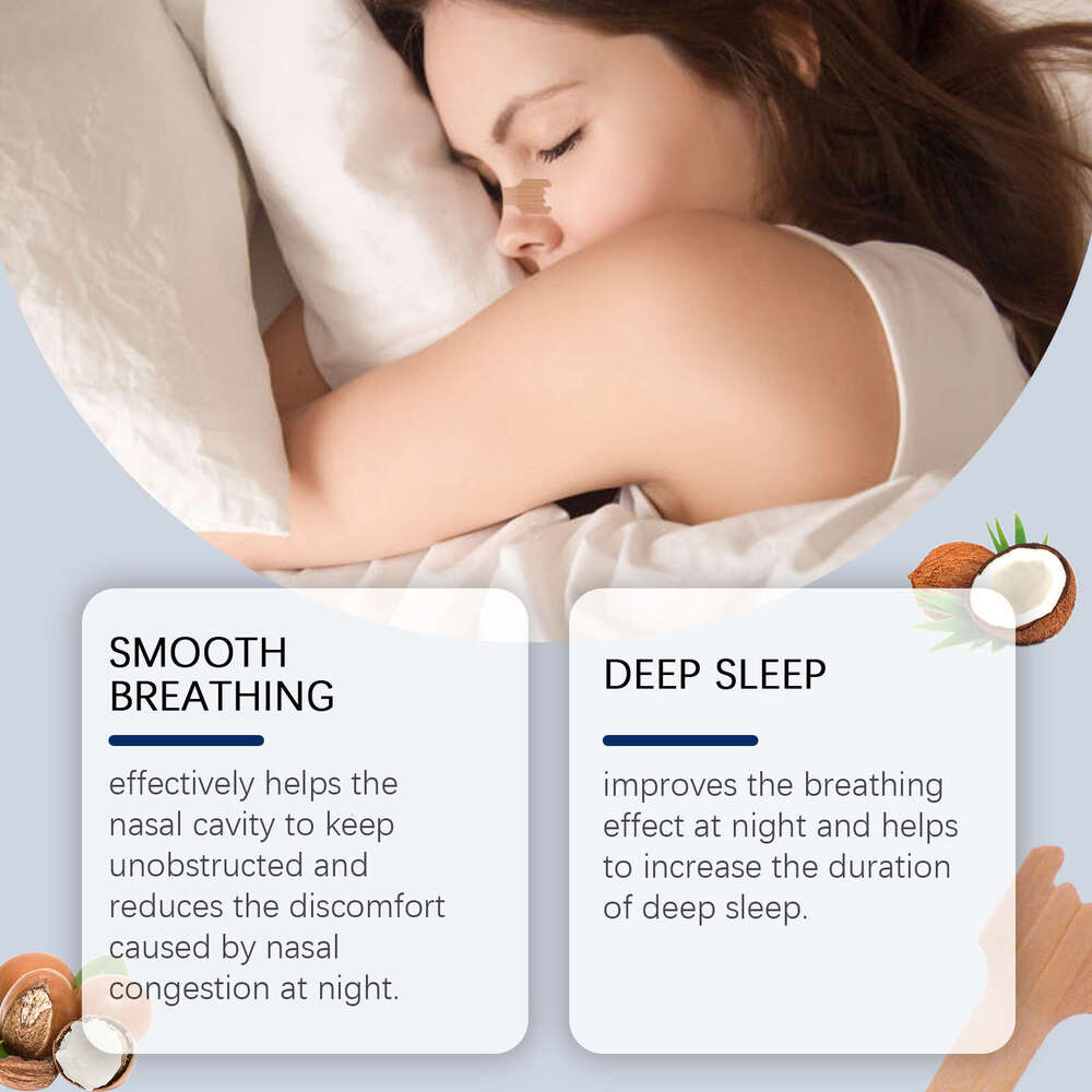 Laniska Anti-Snoring Nasal Reduce Prevent Snoring Improve Comfortable Night Rest Sleep Strips S260131