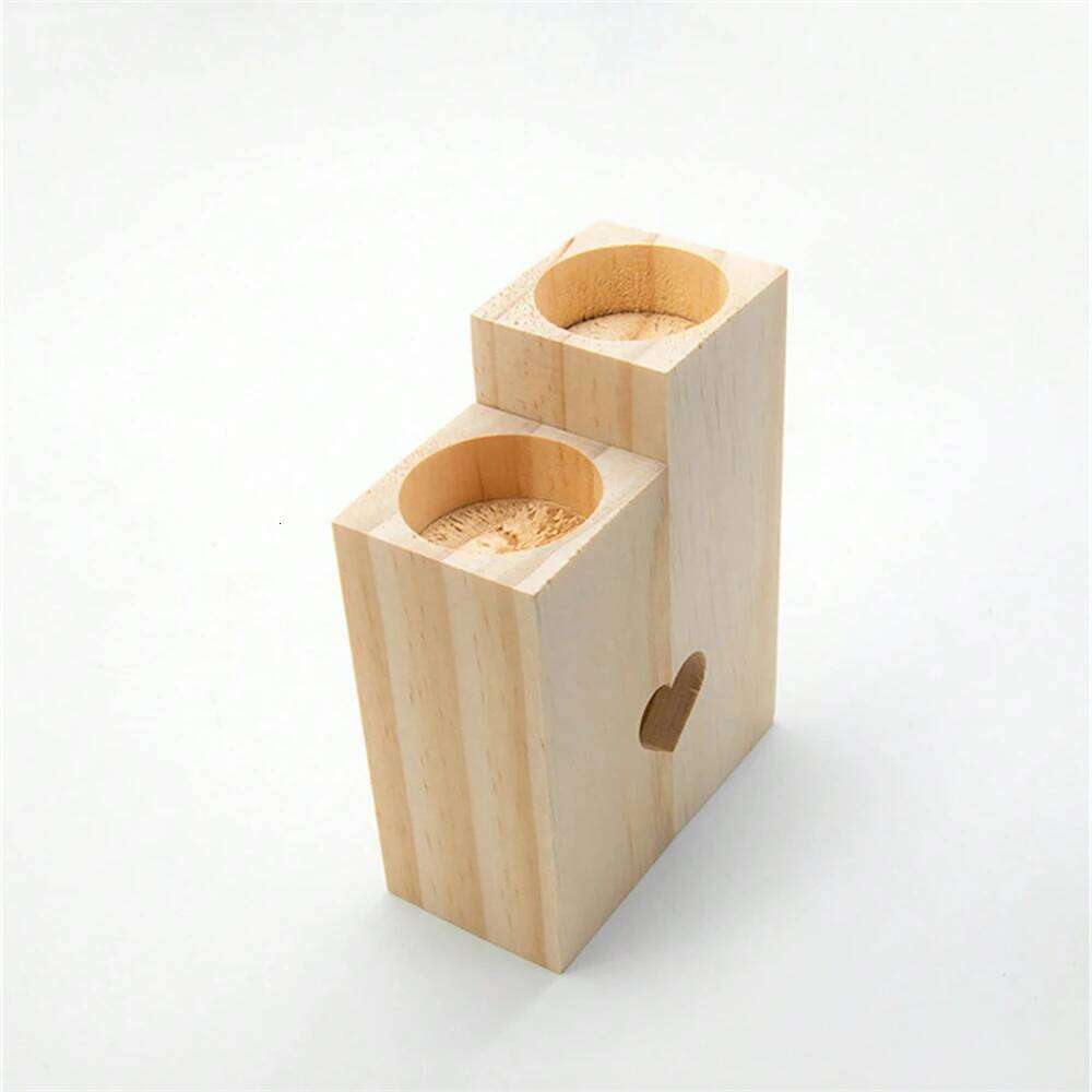 1pc Tealight Holder, Wood Holders Table,Heart Candle Stands for Home Decor Romantic Decoration Y260131