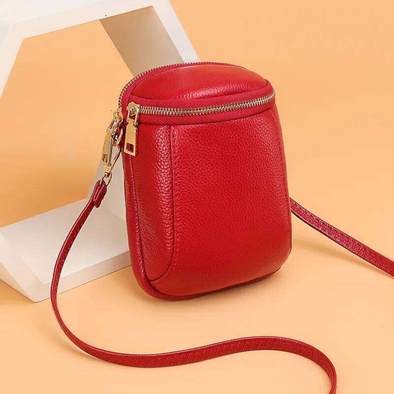 Genuine Leather Mobile Phone New Mini Cross-body Texture Top Layer Cowhide Shoulder Bag for Women Fashion High Quality Soft