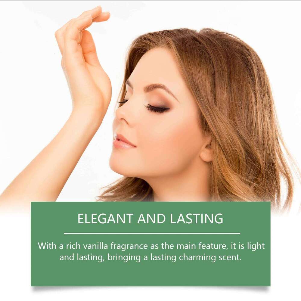 Roxelis Vanilla Perfume Women, Arab Elegant Scent Long-Lasting All-Day, Mild & Charming, Portable Fragrance for Daily/Party H260130