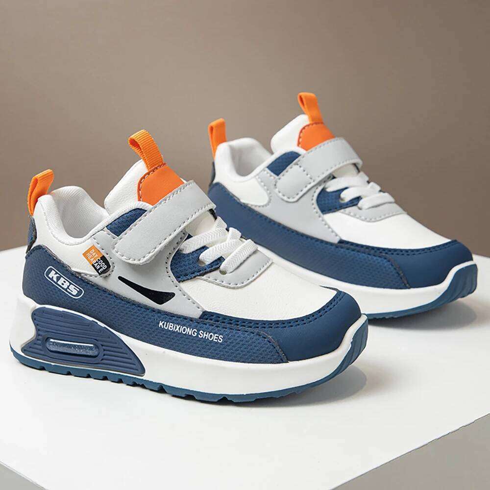 Boy's Girl's Autumn Children's Running Old Dad Trend Fashion Kid's Sneakers Kids Leather Sport Shoes Soft-soled Outdoor Y260128