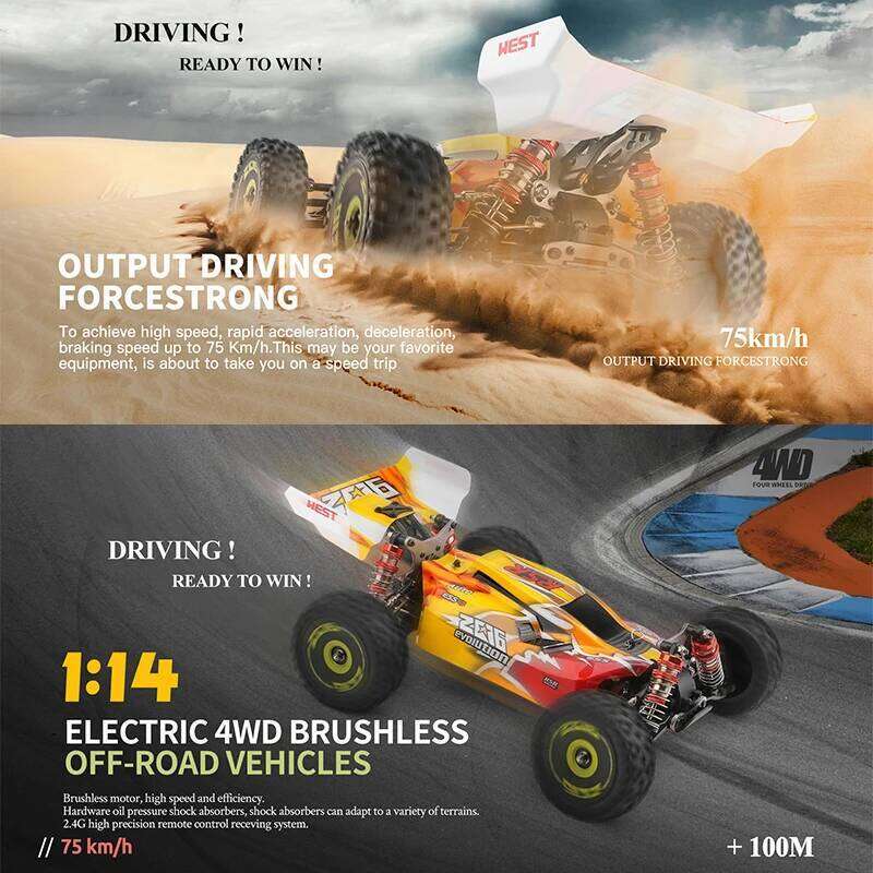 WLtoys 144001 144010 Brushless 1:14 2.4G RC 4WD Electric High Speed Off-Road Remote Control Racing Drift Car 1/14 Toys Gift Y260131