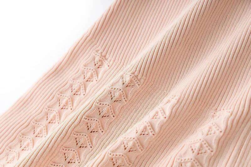 Designed Asymmetrical Shoulder Lady Summer Wear O-neck Short Sleeve Knitted Fit And Flare Women Solid Long Dress XJ260131