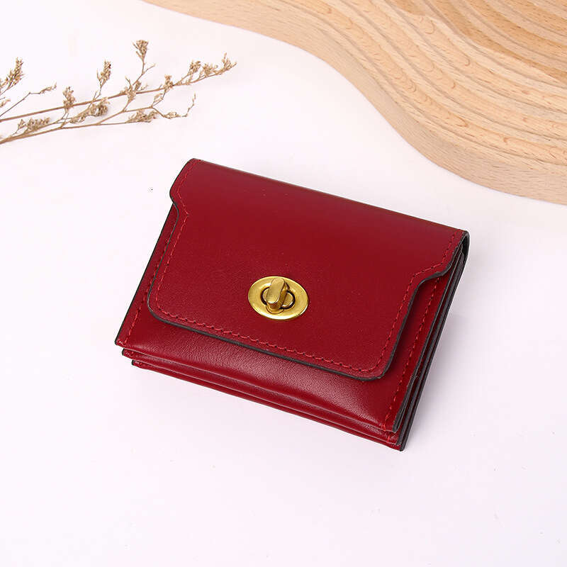 New Dopamine Style Womens Card Holder Wallet Short Fashion Multi-color Multi-card Slot Card Holder with Zipper H250806