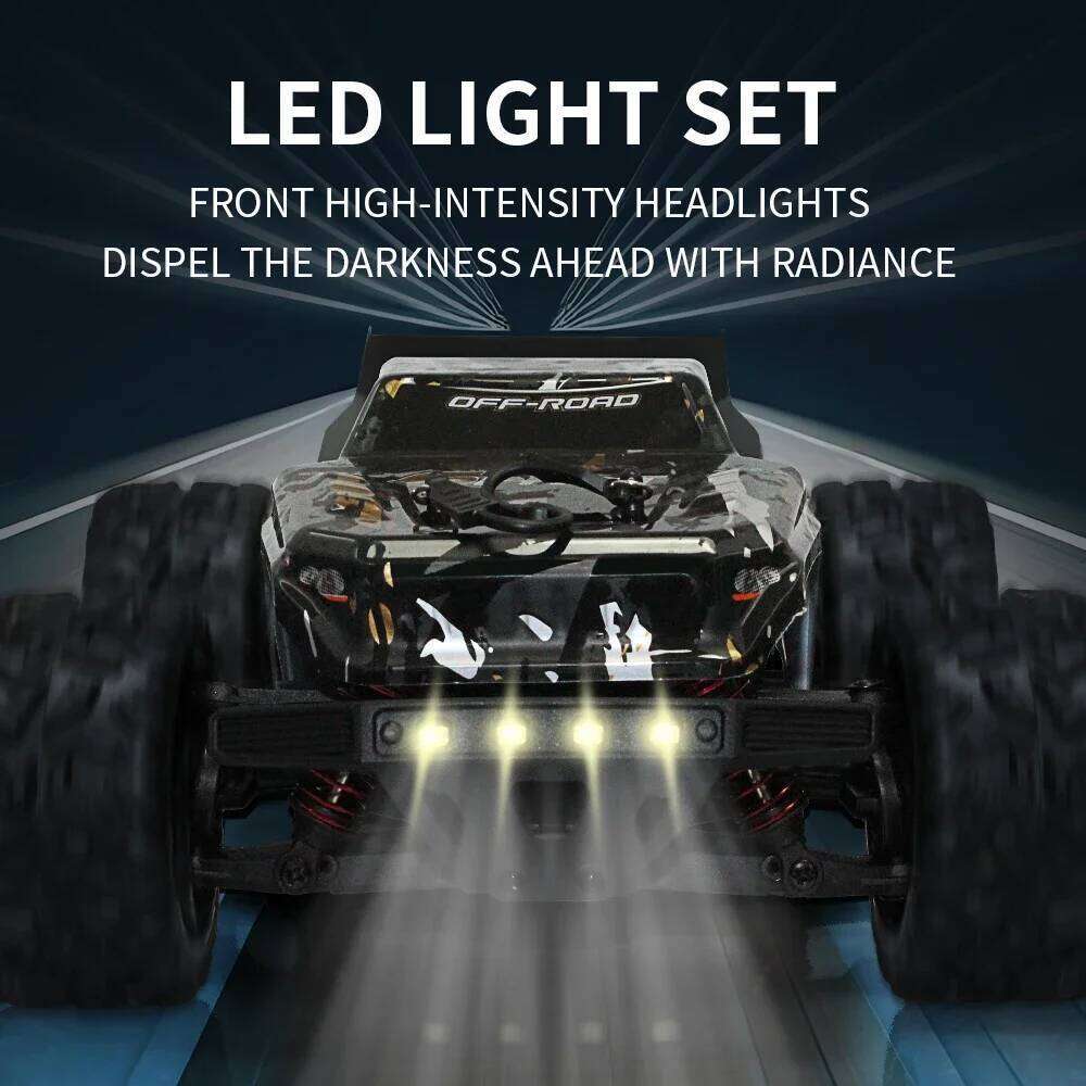 1:18 RC Off-Road Toy Car 4WD 2 Options: Brushless 60km/h / Brushed 40km/h - Remote Control Climbing Vehicle for Boys Y260131