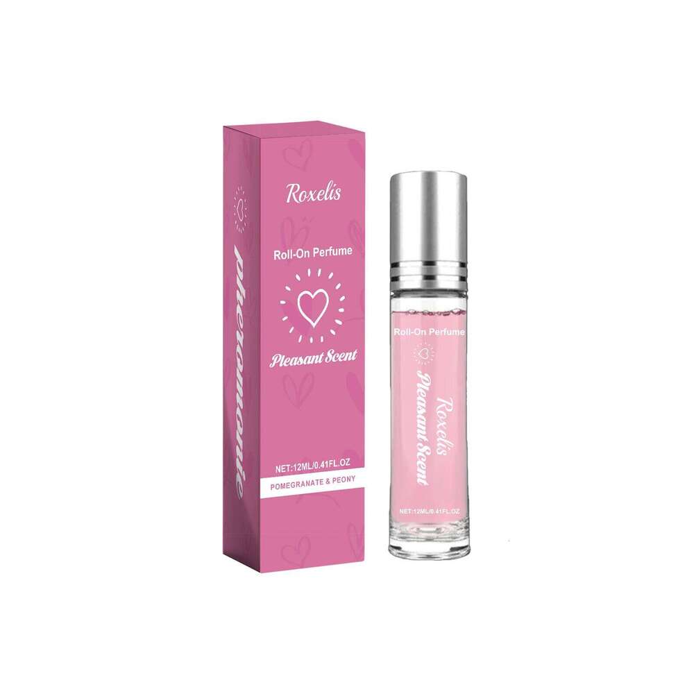 Roxelis Roll-on Pomegranate Peony Women's Elegant Daily Perfume Light and Soft Fragrance Romantic Natural Fresh Floral Scent S260131