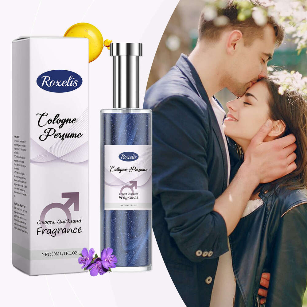 Roxelis Men's Charming Cologne Exudes Charm Natural Fresh Long-lasting Fragrance Portable Atmosphere Perfume S260131