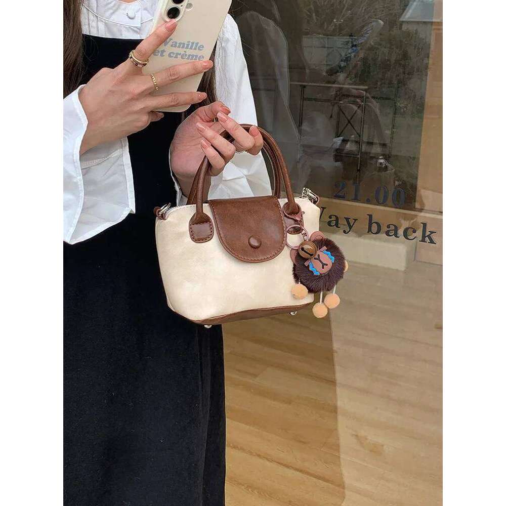 Fashion Lightweight Simple Shoulder Large Capacity Durable Classic Ladies Crossbody Dumpling Bag, All Seasons