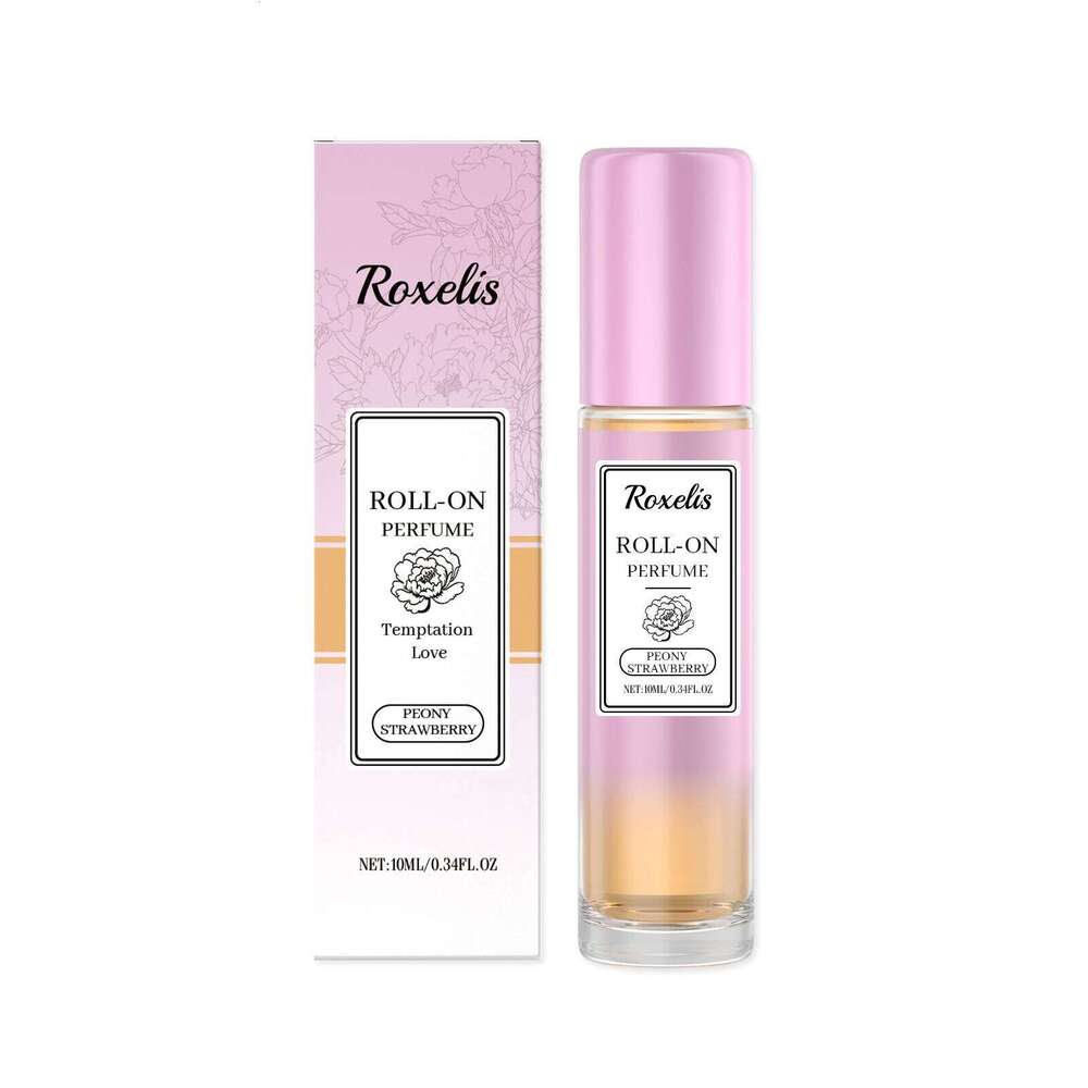 Roxelis Peony Strawberry Behind Ear Wrist Neck Portable Fragrance Light and Fresh Couple Dating Atmosphere Perfume S260131