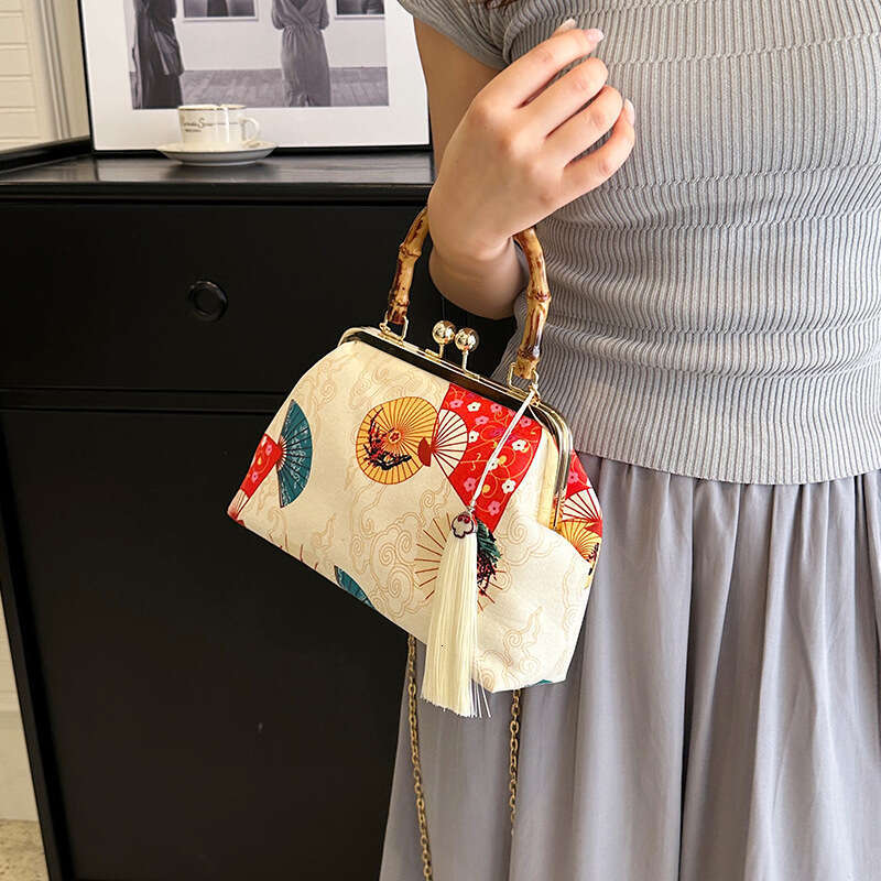 Retro Chinese Style Embroidered Cheongsam Light Luxury Evening Dress Handbag Single Shoulder Women's Bag MASA