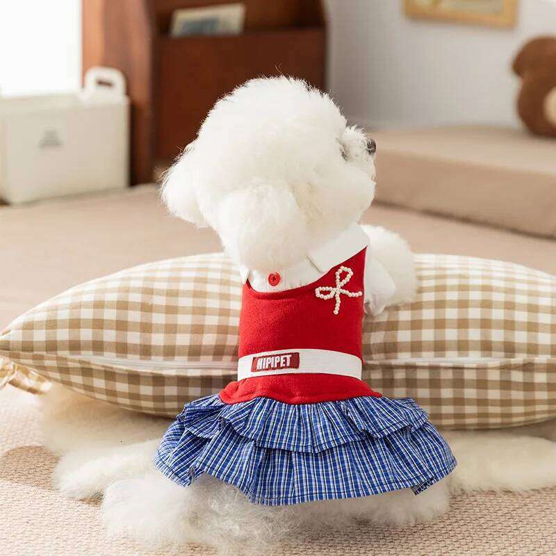 Autumn Winter Pet Skirt Dress Couple Outfit For Small & Medium Dogs | Puppy Cold Weather Clothing H260129
